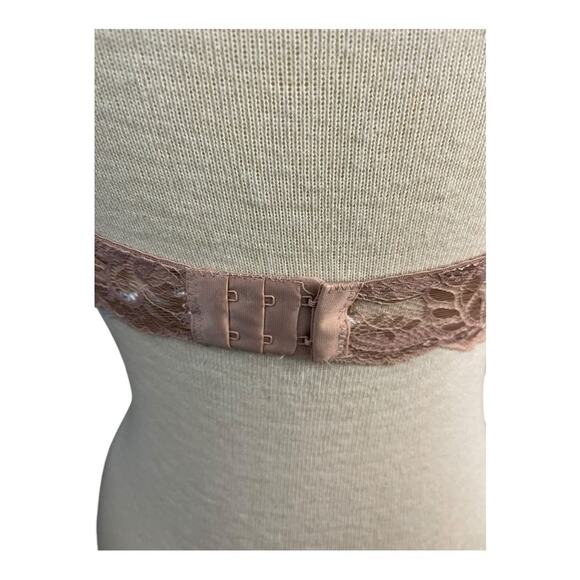 Fredericks of Hollywood‎ Beatrix Scallop Lace Push Up Bra Size 36C Rose NWT - Picture 6 of 8